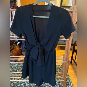 Summer romper, size small - black. Never worn.